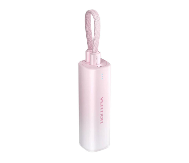 Vention Powerbank 20W PD USB-C Lightning 5000 mAh różowyi gradient - 1543377 - zdjęcie